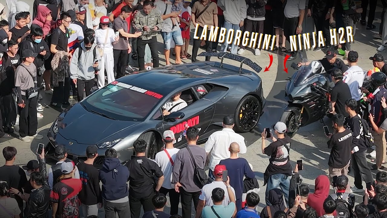 TÔI LÁI LAMBORGHINI VÀO ĐẠI HỘI MÔTÔ LỚN NHẤT CẢ NƯỚC ĐỂ XEM PHẢN ỨNG CỦA MỌI NGƯỜI