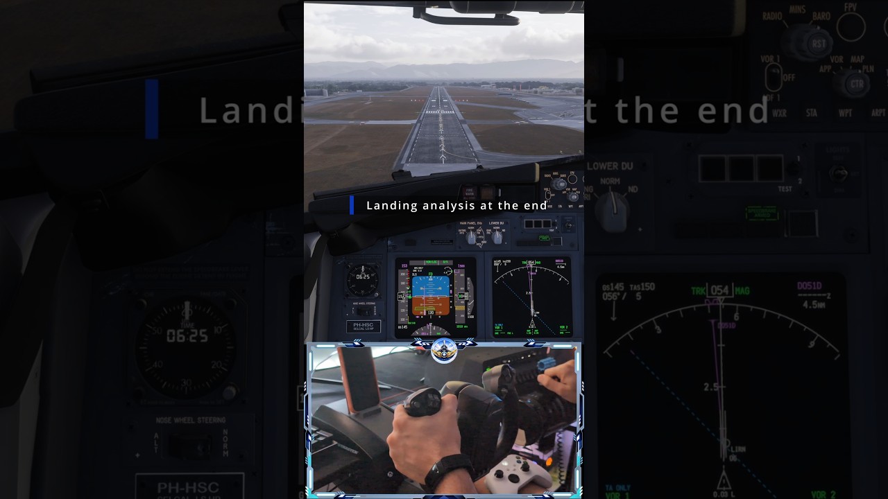 MSFS 2024 - THE BEST PMDG 737 LANDING MICROSOFT FLIGHT SIMULATOR 2024 #aviation #msfs2024