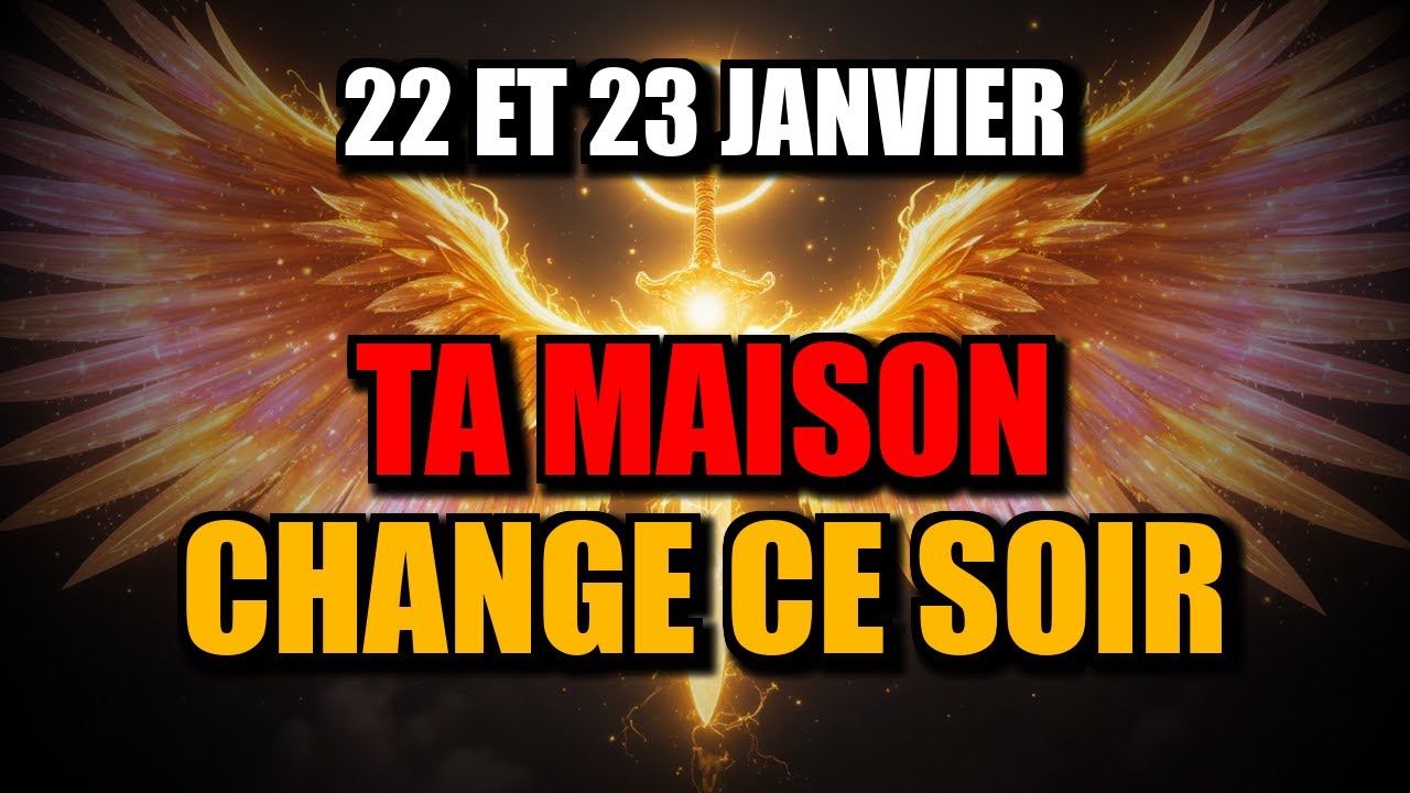 ÉLUS  LES 22 ET 23 JANVIER, QUELQUE CHOSE DE PUISSANT ARRIVERA CHEZ TOI CE SOIR ! 🔥