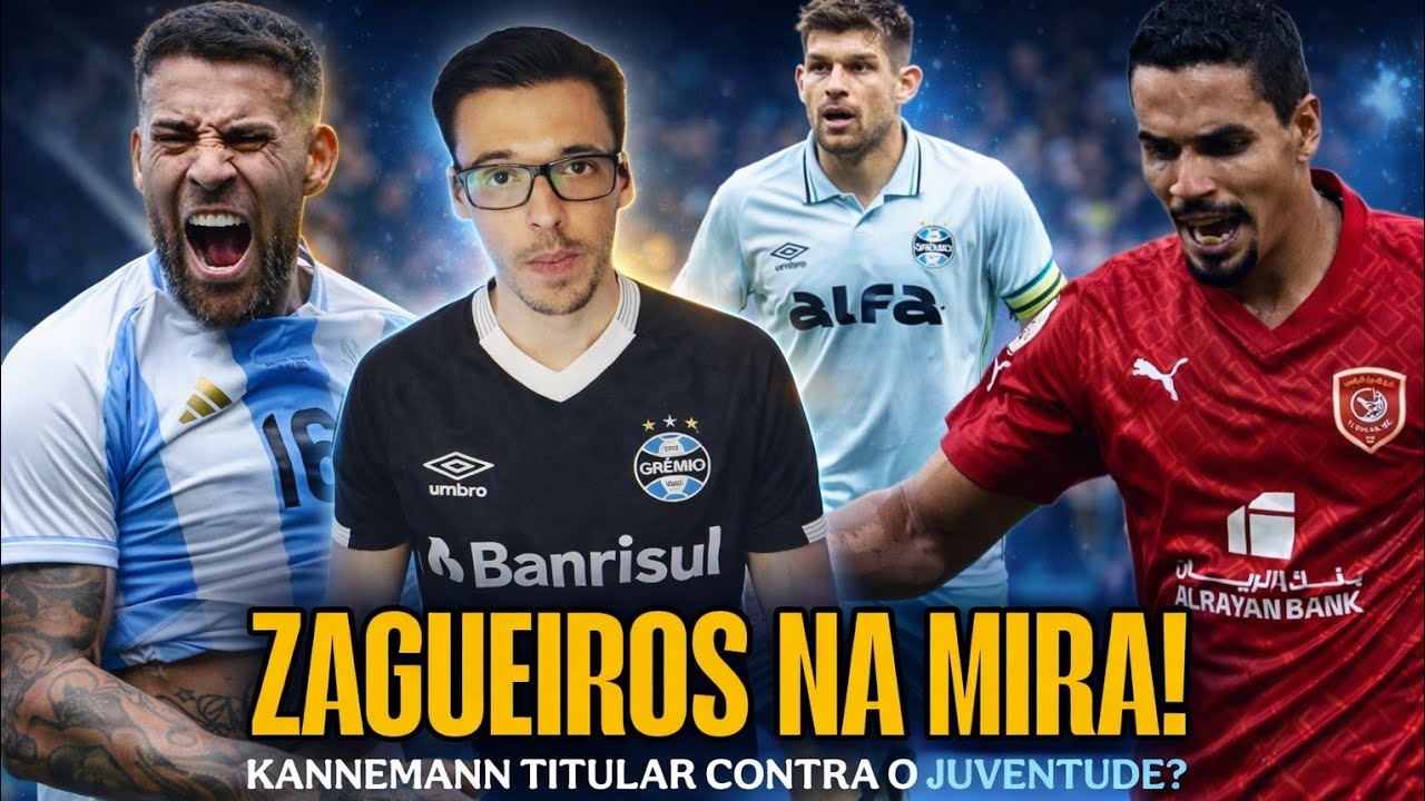 ⚠️🇦🇷 ZAGUEIROS NA MIRA? OTAMENDI? VERÍSSIMO? KANNEMANN TITULAR CONTRA O JUVENTUDE?