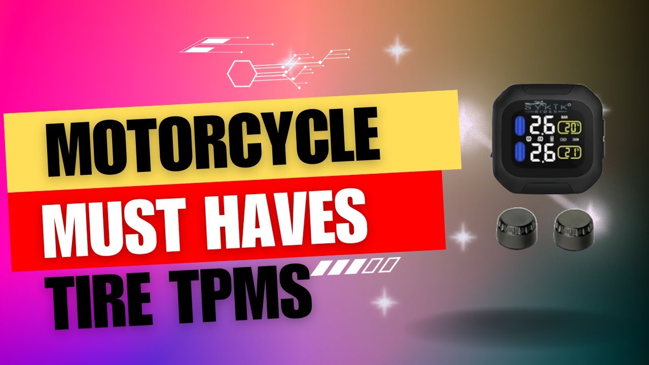 Mastering Motorcycle Tire Monitoring SYKIK TPMS