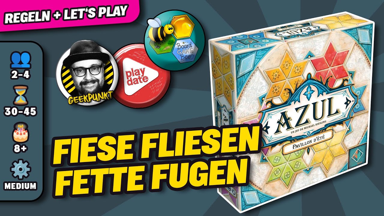 AZUL: DER SOMMERPAVILLON - Brettspiel Let's Play