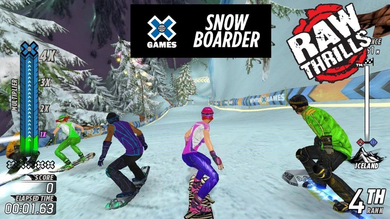 X Games Snowboarder 1.19  - Full Playthrough (Arcade PC)