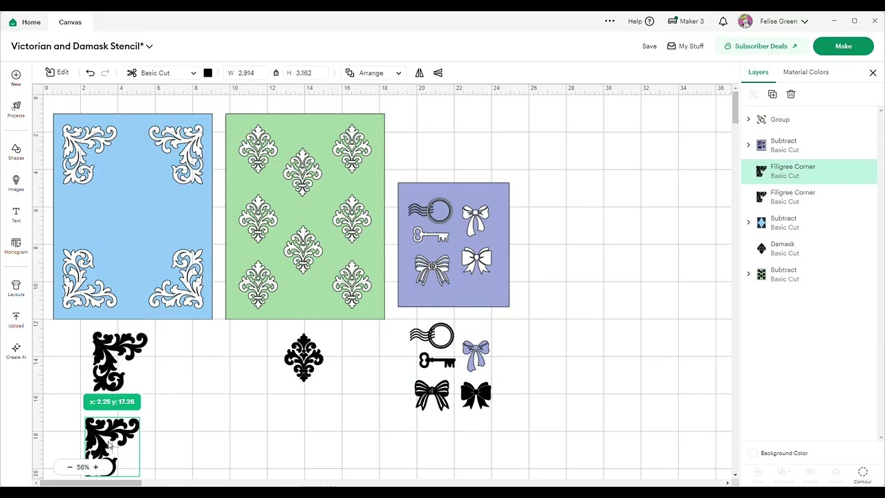 Creating Vintage Magic: DIY Acetate Stencils Cricut Design Space Part 1