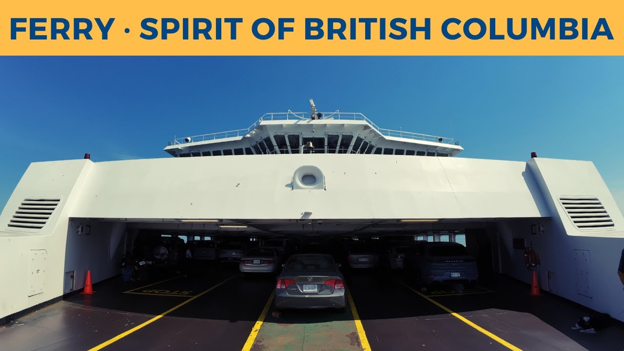 Ferry SPIRIT OF BRITISH COLUMBIA (BC Ferries): Tsawwassen to Swartz Bay - Stunning Summer Morning