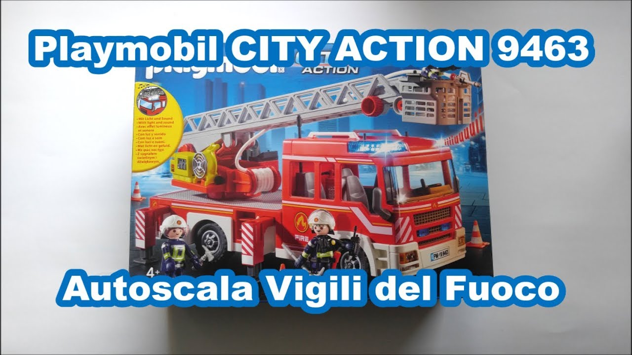 Playmobil 9463 Autoscala dei Vigili del Fuoco (CITY ACTION)