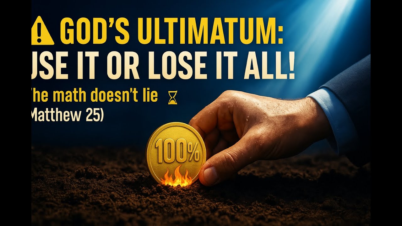 🚨 GOD'S JUDGMENT ON WASTED TALENTS! | The Parable That Will Shake You 😳