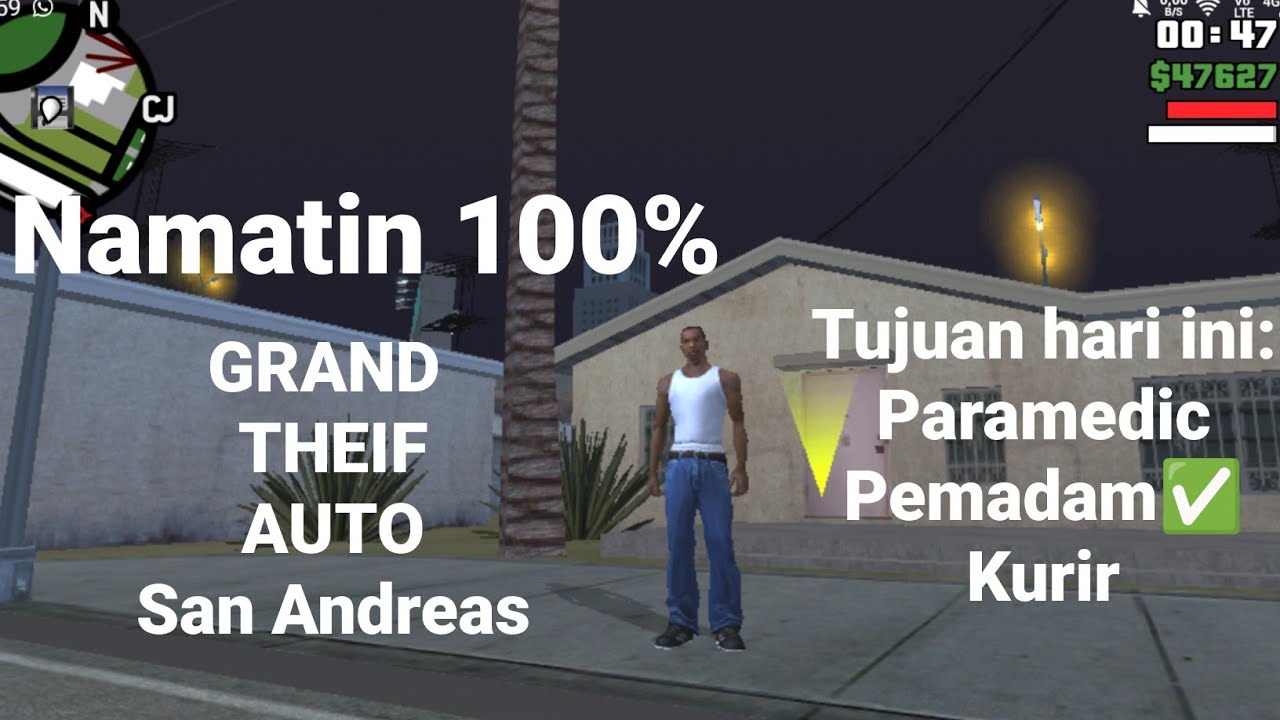 Namatin 100% Di game Gta sa|Part 1(no edit)