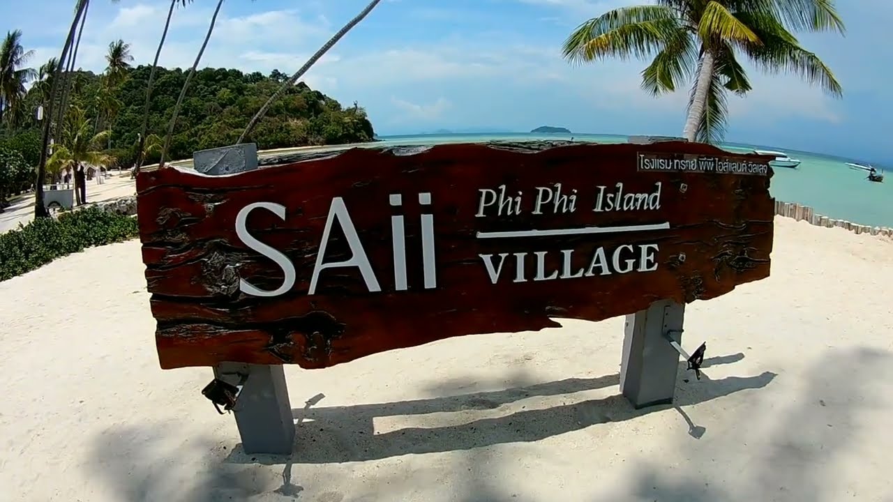 Loh Ba Kao Bay/Saii Phi Phi Island Village Resort/Krabi/Thailand walk/Street view/ April 2022