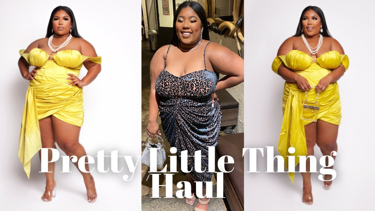 Plus Size Try On Haul | Pretty Little Thing  Try On Haul | Curvy | Occasion Wear | Size 16 and 18