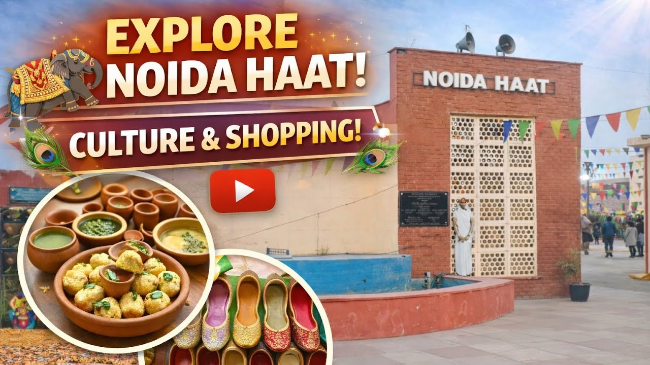 Noida Haat Full Tour: Street Food, Handicrafts Shopping & Cultural Vibes! | Hidden Gem in Noida