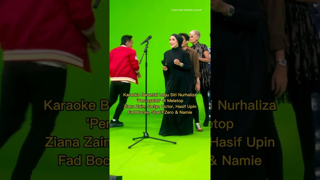 Wow Ziana Zain, Jaclyn Victor Karaoke Berantai Lagu Siti Nurhaliza, Percayalah (MeleTop)