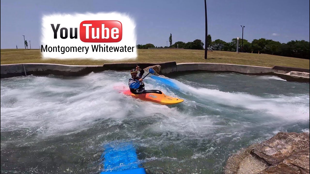 Montgomery Whitewater Park the competition channel  and the adventure