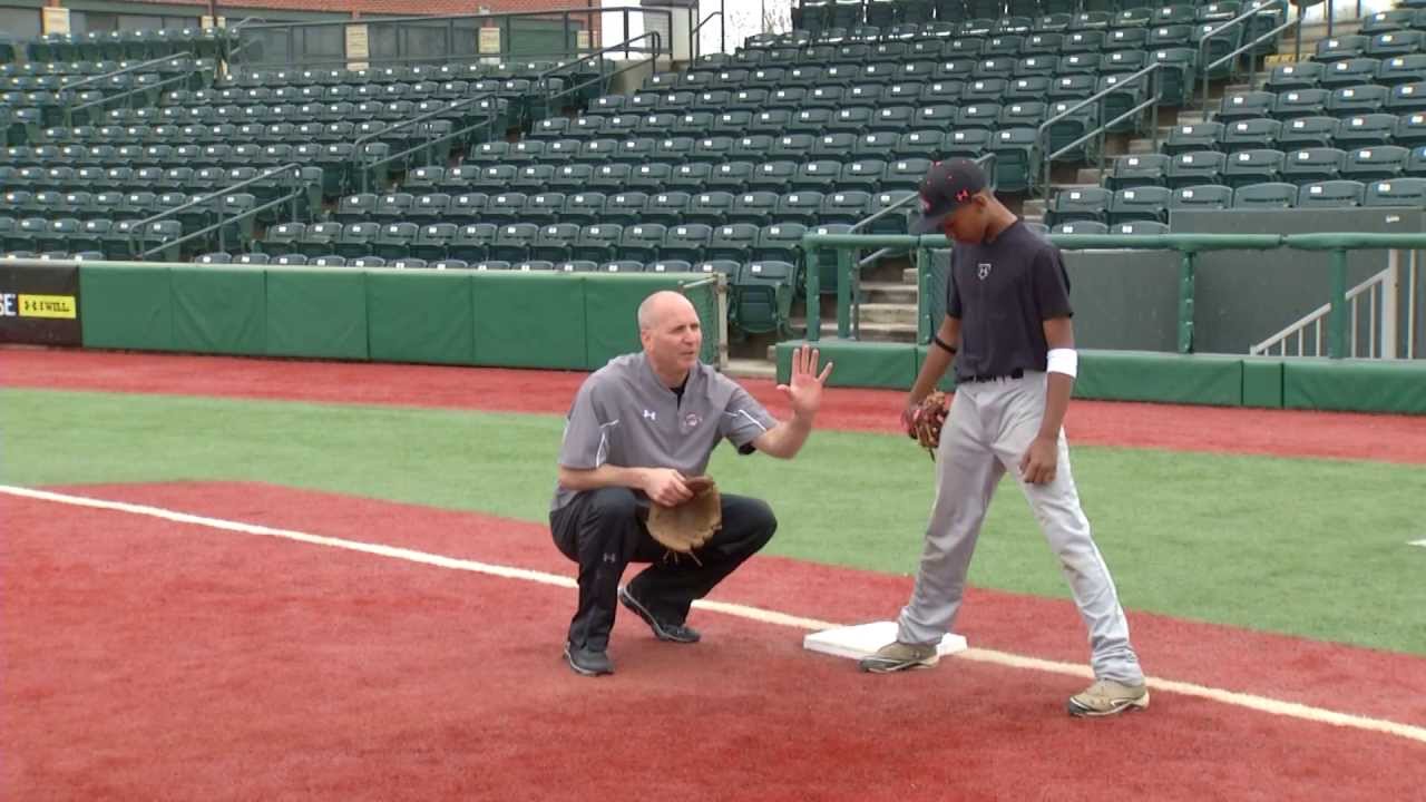 Ripken Baseball Fielding Tip - Holding the Runner at 1st Base