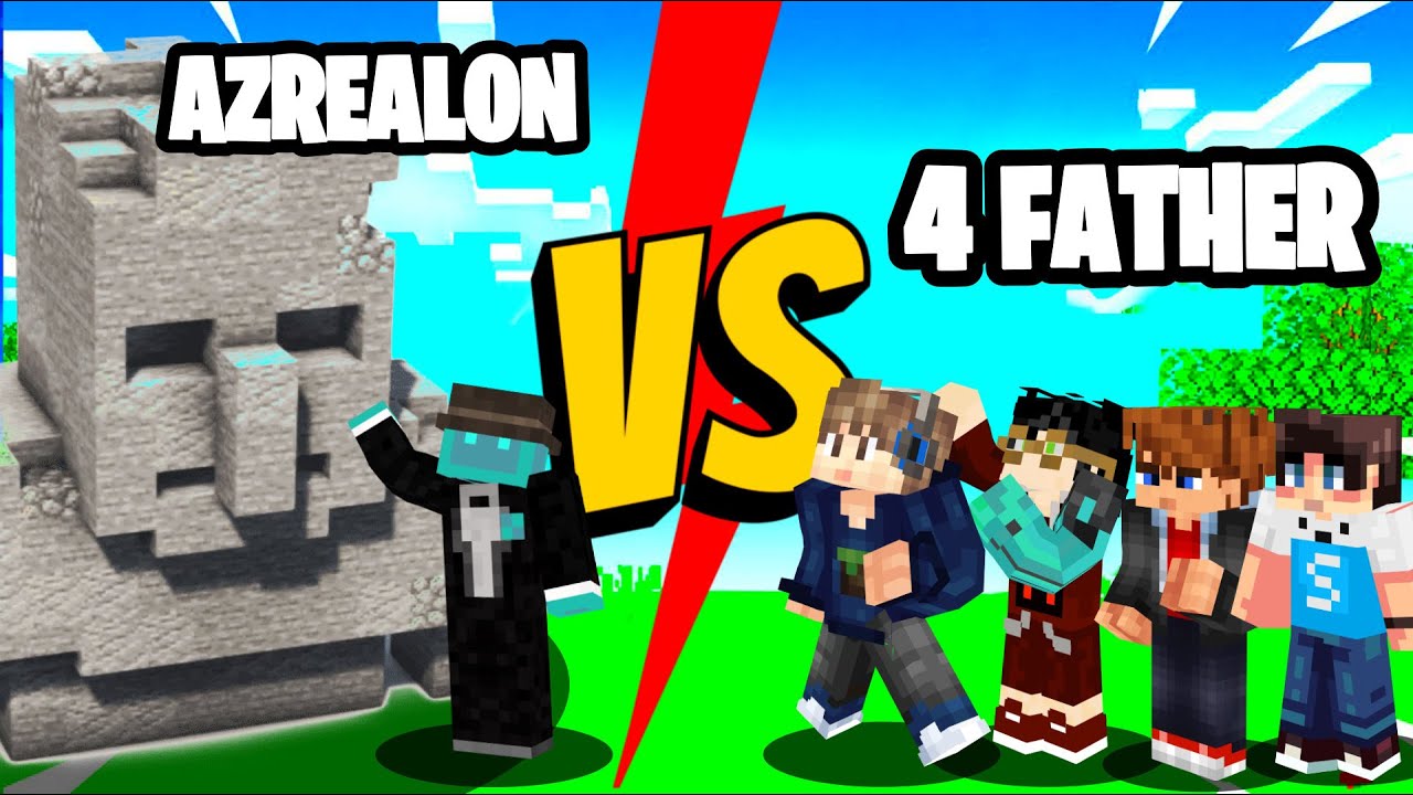 WHEN 4 FATHERS FIGHT THE GREATEST BUILDER MR BEAST @Azrealon , IN BUILD BATTLE !!