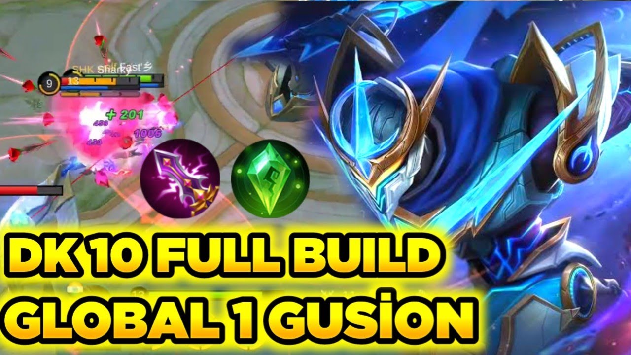 Global 1 Gusion HERKESE TEK ATIYOR DAKİKA 10 FULL BUILD HIZLI PARMAKLAR Mobile Legends