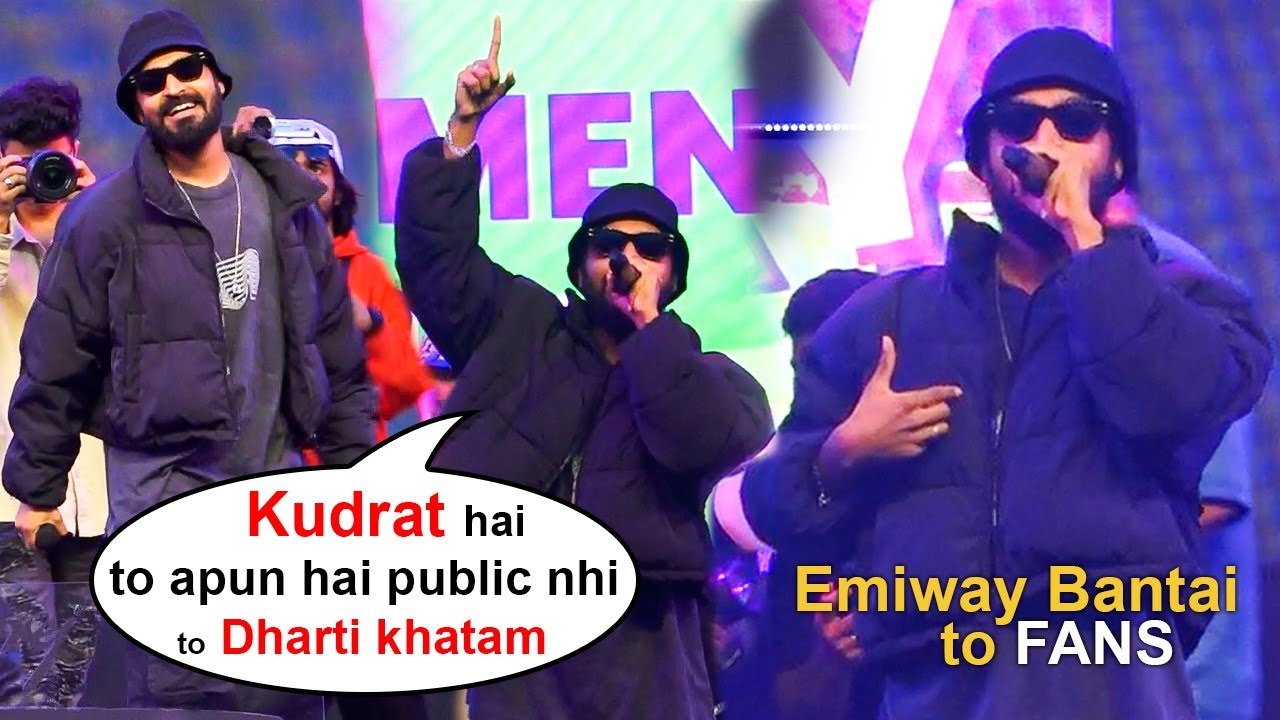 Emiway Bantai Request To His Fans Not To Use Plastic World Environment Day Event