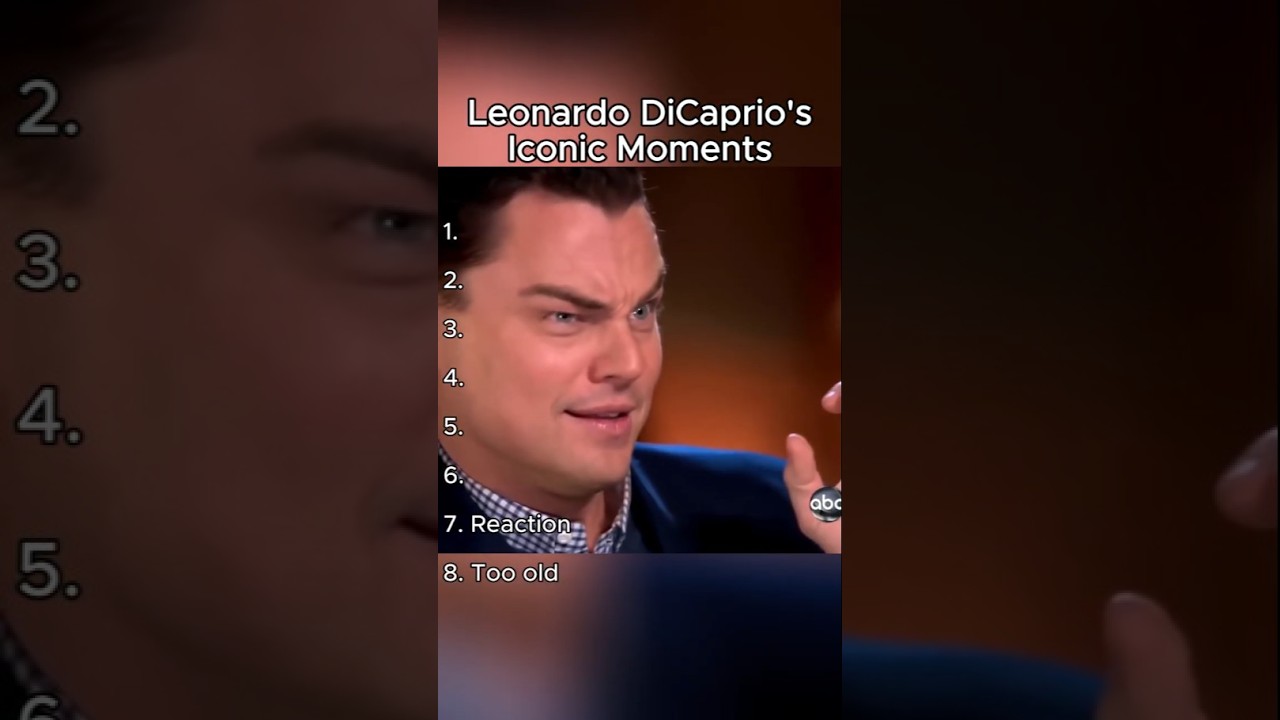 Leonardo DiCaprio's Iconic Moments