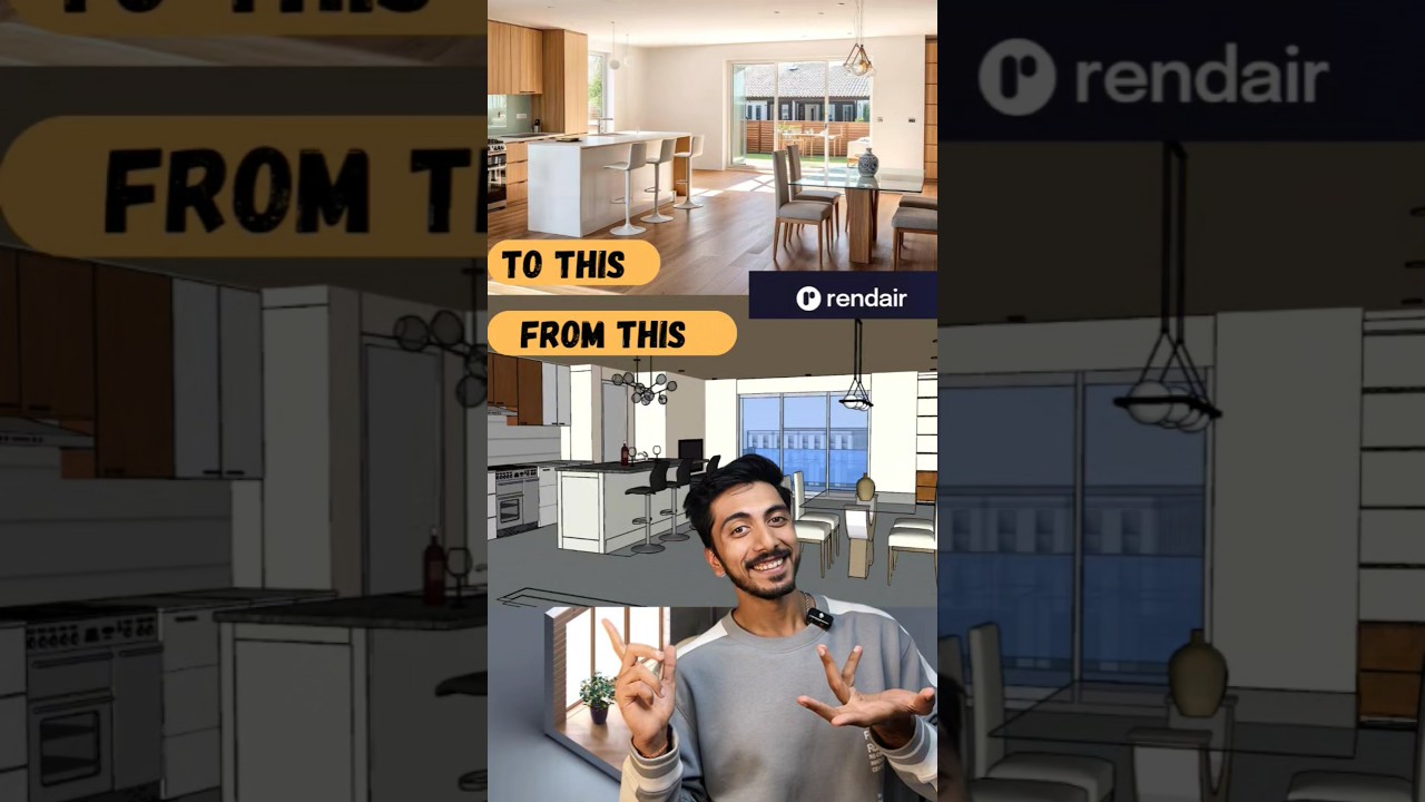 Ai for architecture rendering! #architecture #ai