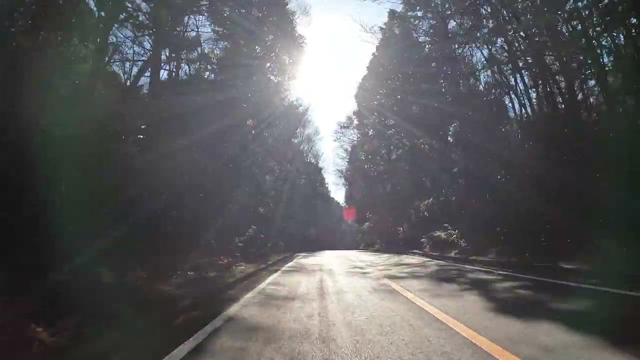 県道71号線をドライブ