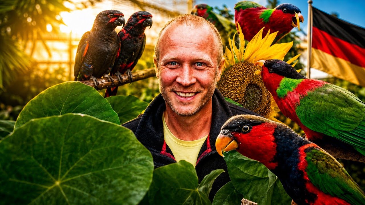 HODOWLA RZADKICH GATUNK&Oacute;W LORYS W NIEMCZECH - LORIKEET BREEDING PARROT.