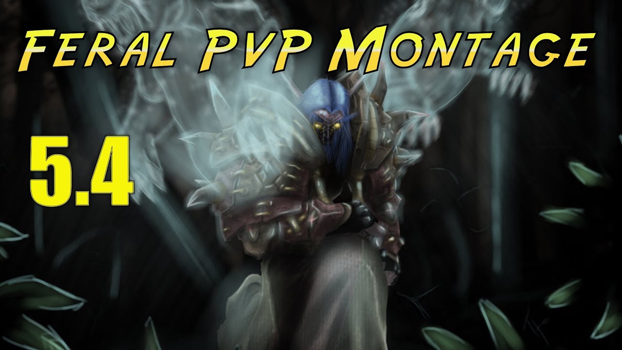 Feral Druid PvP Montage Patch 5.4.7 (WPvP, Arenas, And BG's!)