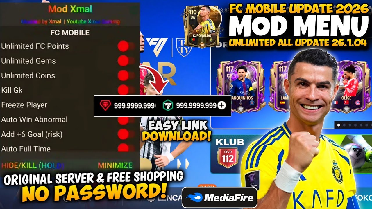 Fc Mobile Mod Apk V26.1.04 Mod Menu Unlimited Money & Free Shopping