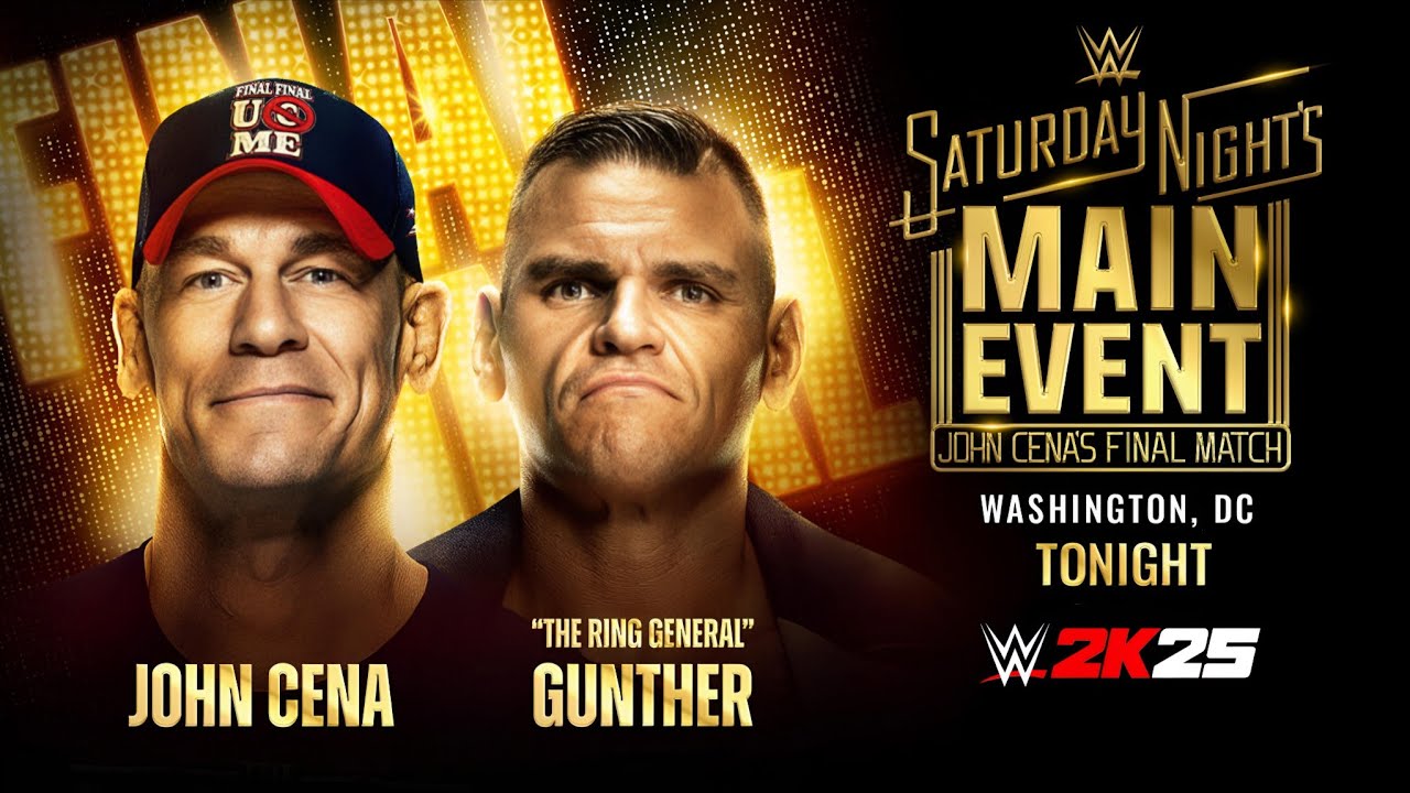 Джон Сина против Гюнтера | Финальный матч Джона Сины на SNME | WWE 2K25