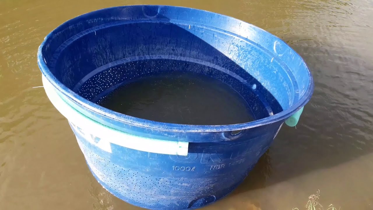 04 - Como fazer um Viveiro com Caixa D'água de 1000l.