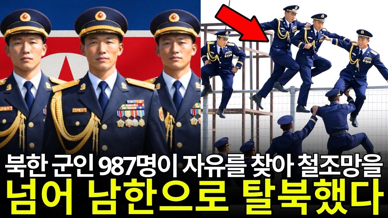 북한군 병사 987명, 더 나은 삶 찾아 탈영… 남한에 큰 기쁨 | 탈북감동사연