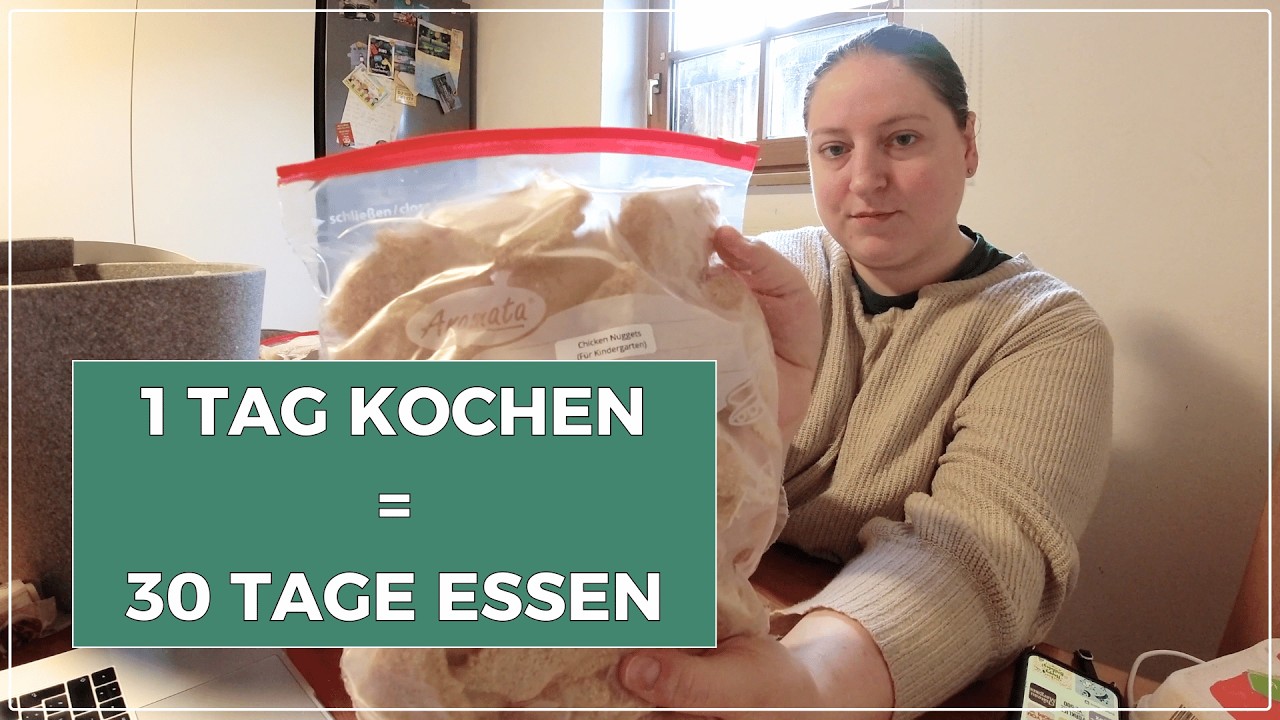 3 Tage kochen – 30 Tage Essen! Freezer Meals für Familien | Low Budget Gefriergerichte | Big Mary