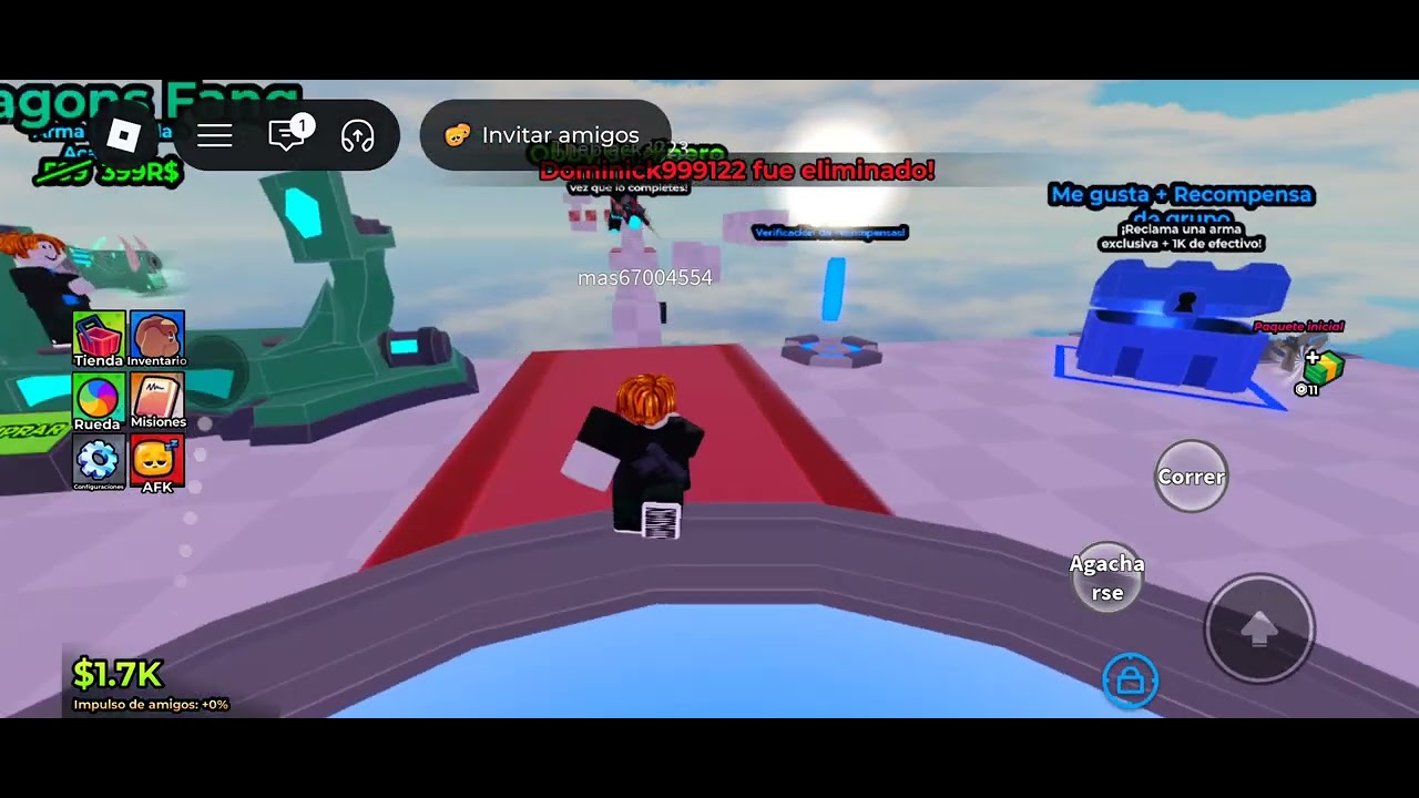 Jugando un juego de Roblox vean el vídeo completo 