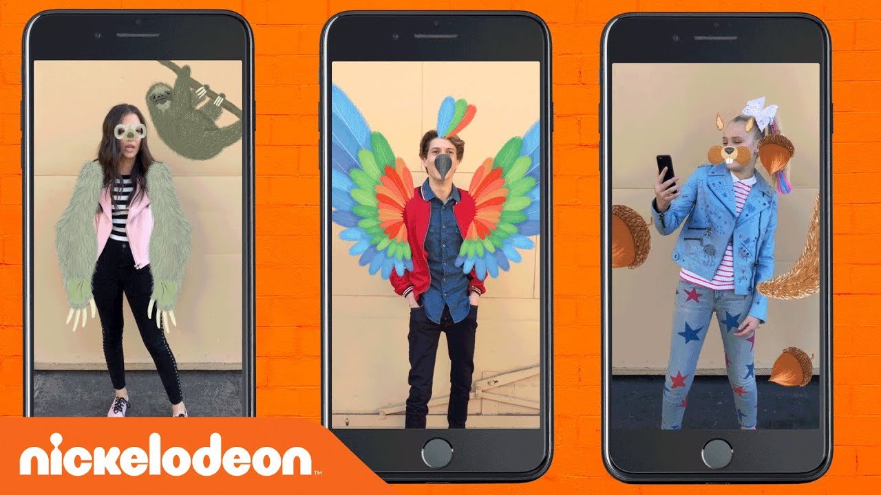 Animal Filters Prank 🐬 w/ Jace Norman, JoJo Siwa, Lizzy Greene & More | Nick