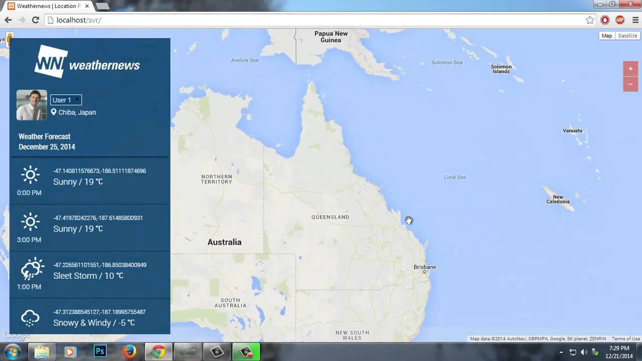 Location Prediction using Support Vector Regression