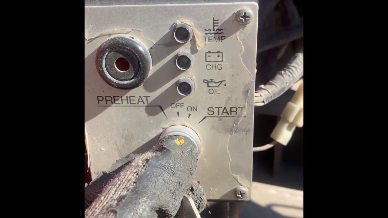 Crack Filling: How to start the machine to get it warming up