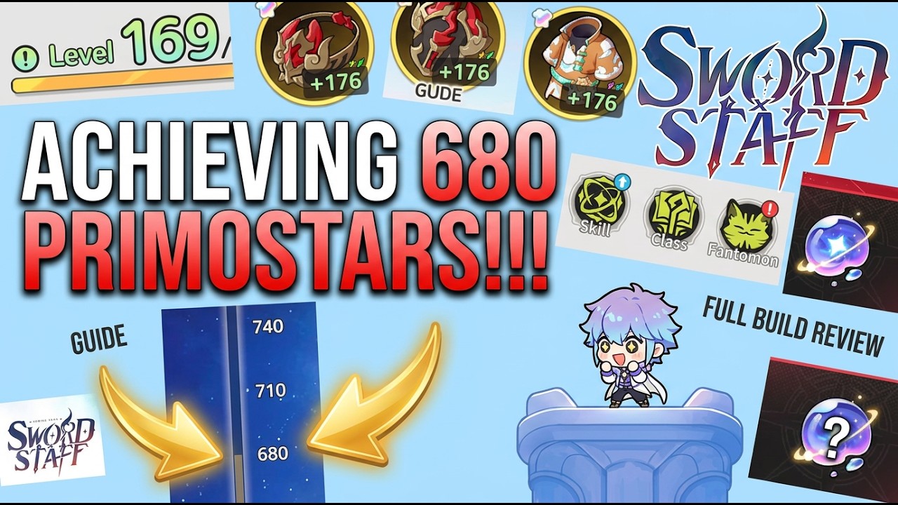 Sword x Staff &mdash; ГАЙД ПО ДОСТИЖЕНИЮ 680 ПРИМОЗВЕЗД В 2 СЕЗОНЕ!!!