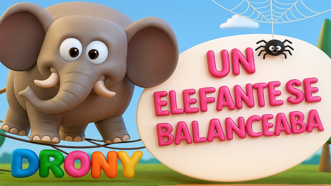 Un Elefante Se Balanceaba  | Canción Infantil Animada 🐘🎶
