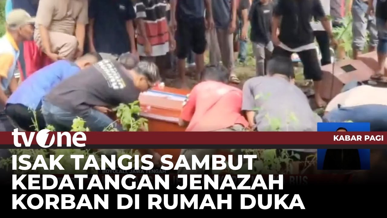 Kecelakaan Bus Cahaya Trans, Sejumlah Jenazah telah Dimakamkan | Kabar Pagi