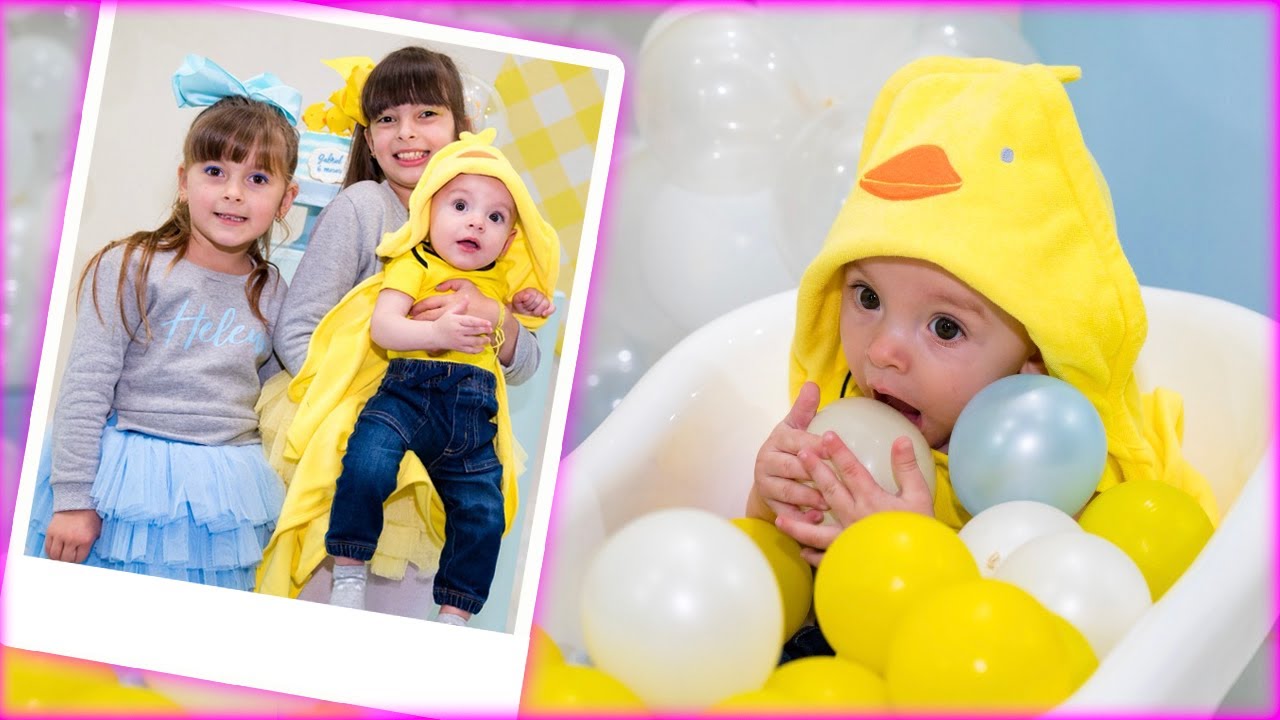 Arrume-se comigo mesversário do bebê Gabriel | Jéssica Godar Laurinha E Helena E Gabriel