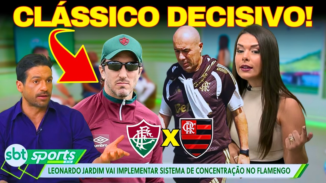 🚨 SBT SPORTS RIO: JARDIM MUDA TUDO NO FLA ANTES DO FLA X FLU!
