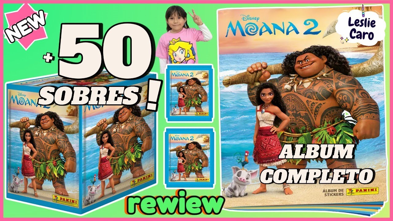  Álbum de Estampas Completo de MOANA 2