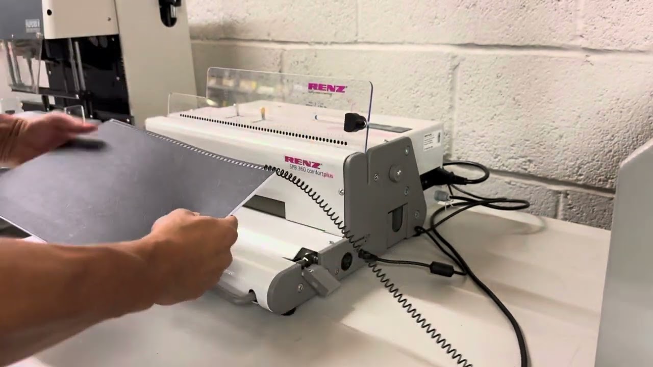 Ex-showroom Renz SPB-360 Comfort-Plus Electric Coil Spiral Bind Punch & Inserter Binding Machine