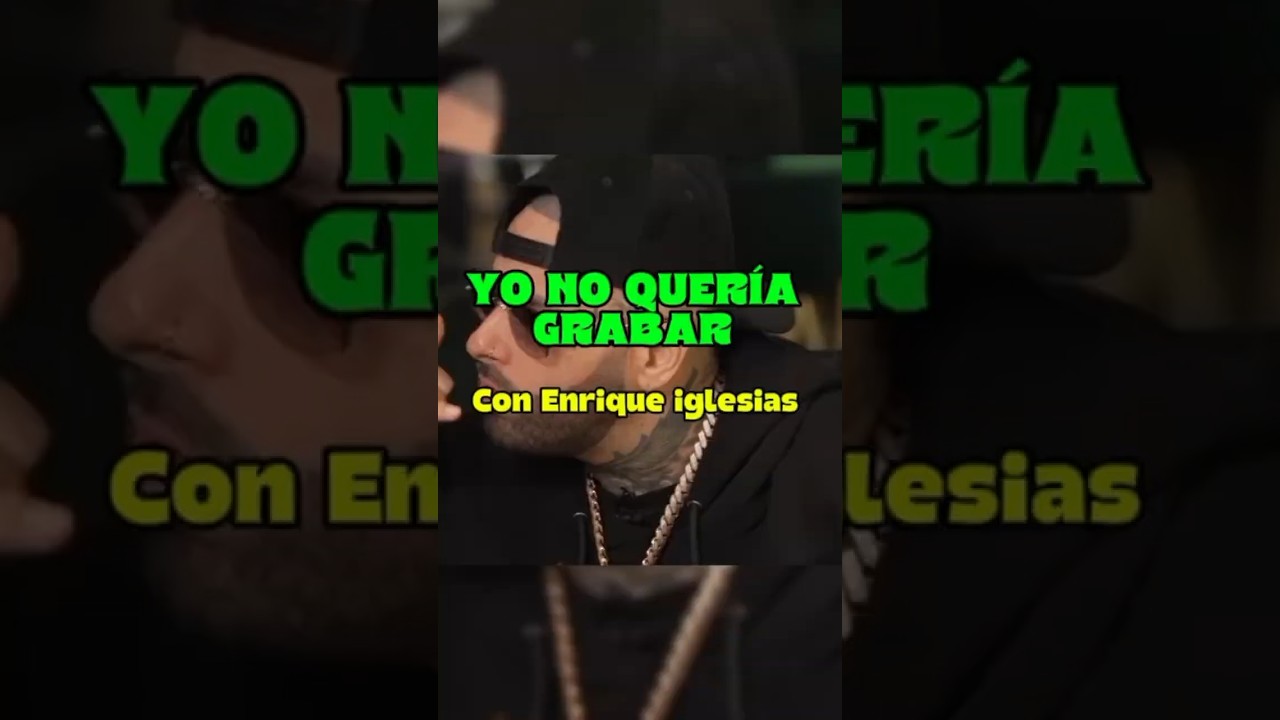Niki jan Dice yo no quer&iacute;a Grabar con Enrique iglesias #latintrap2025