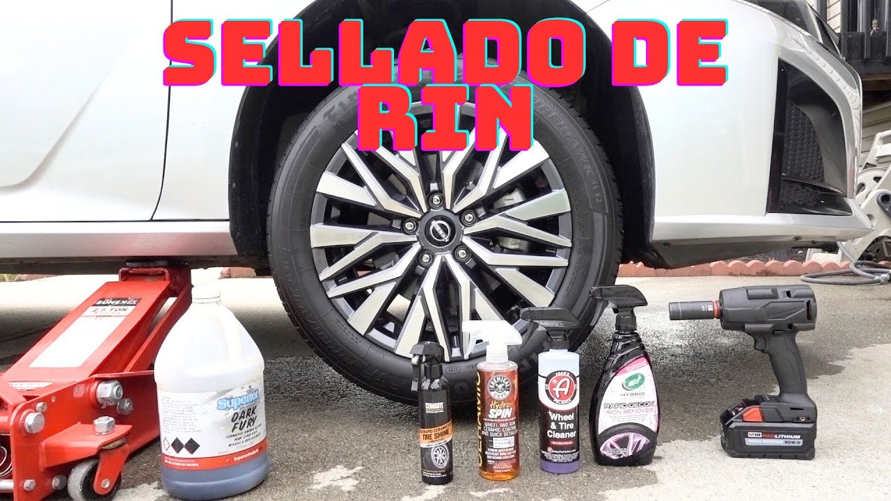 Proceso Completo de Lavado, Descontaminado y Sellado de Rin