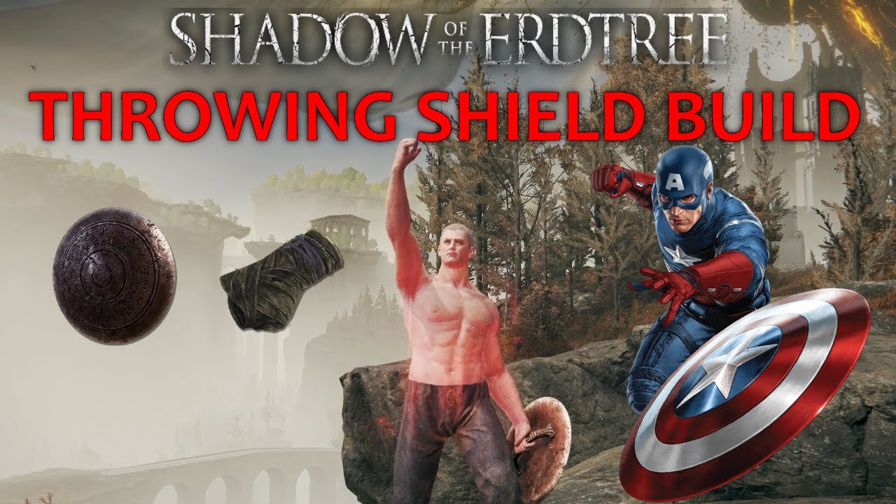 Elden ring DLC PvP - Smithscript Shield (Captain America build)