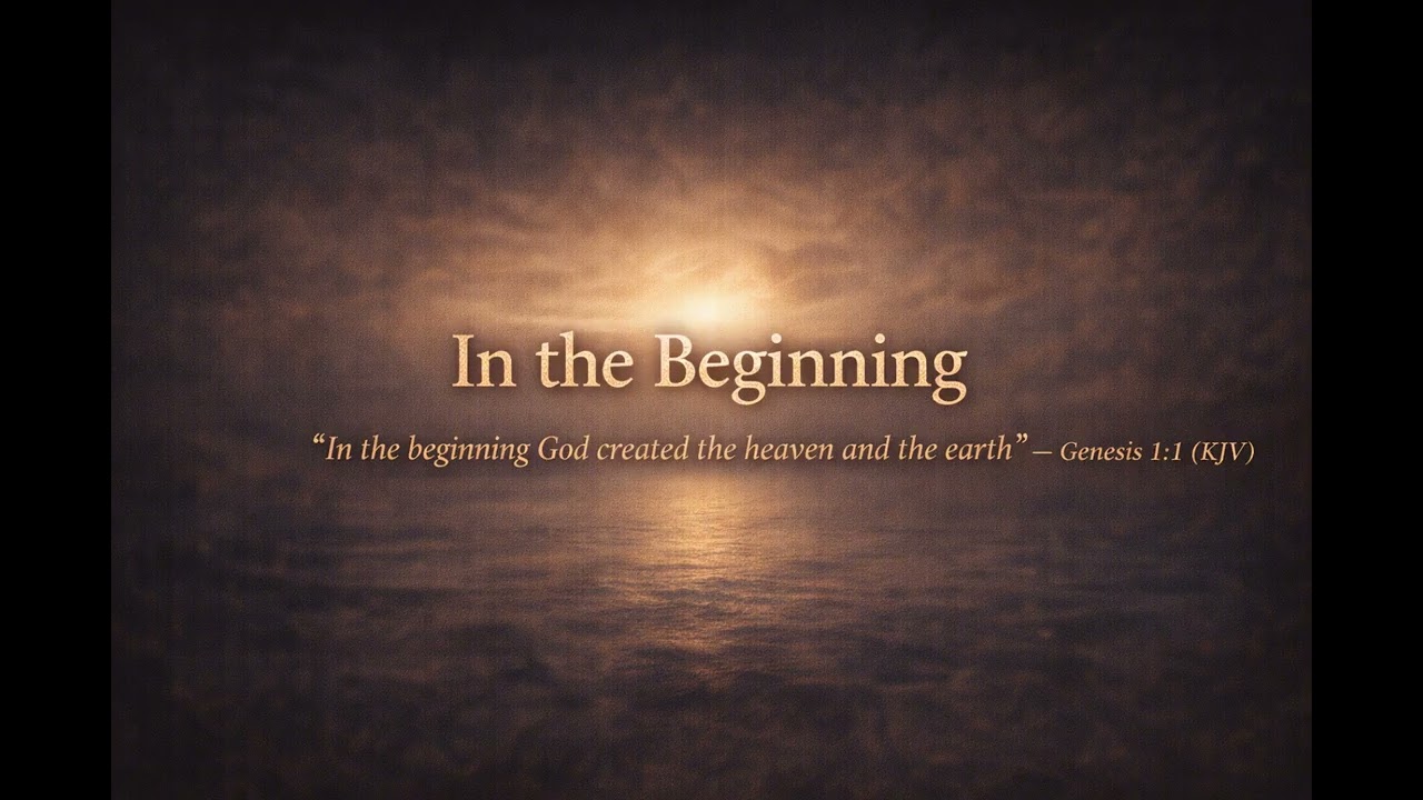 In the Beginning (Genesis 1 KJV) | Extended Scripture Narrative Song