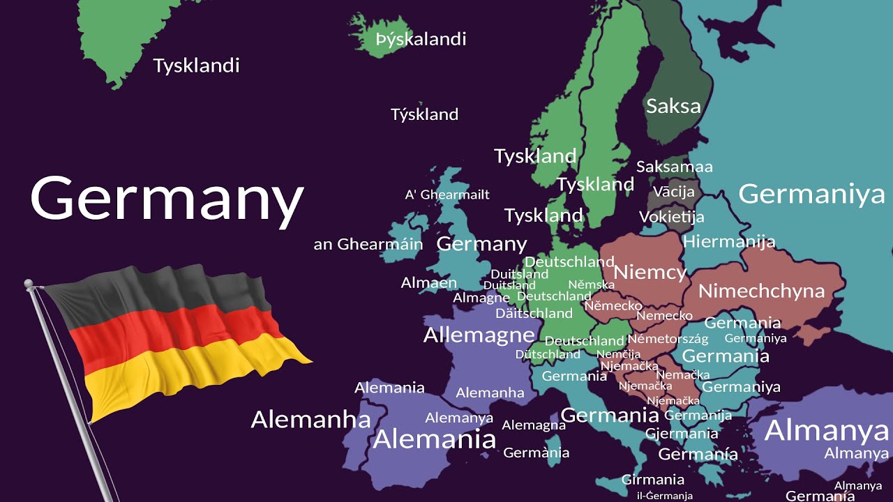 Comparison of European Languages: COUNTRIES
