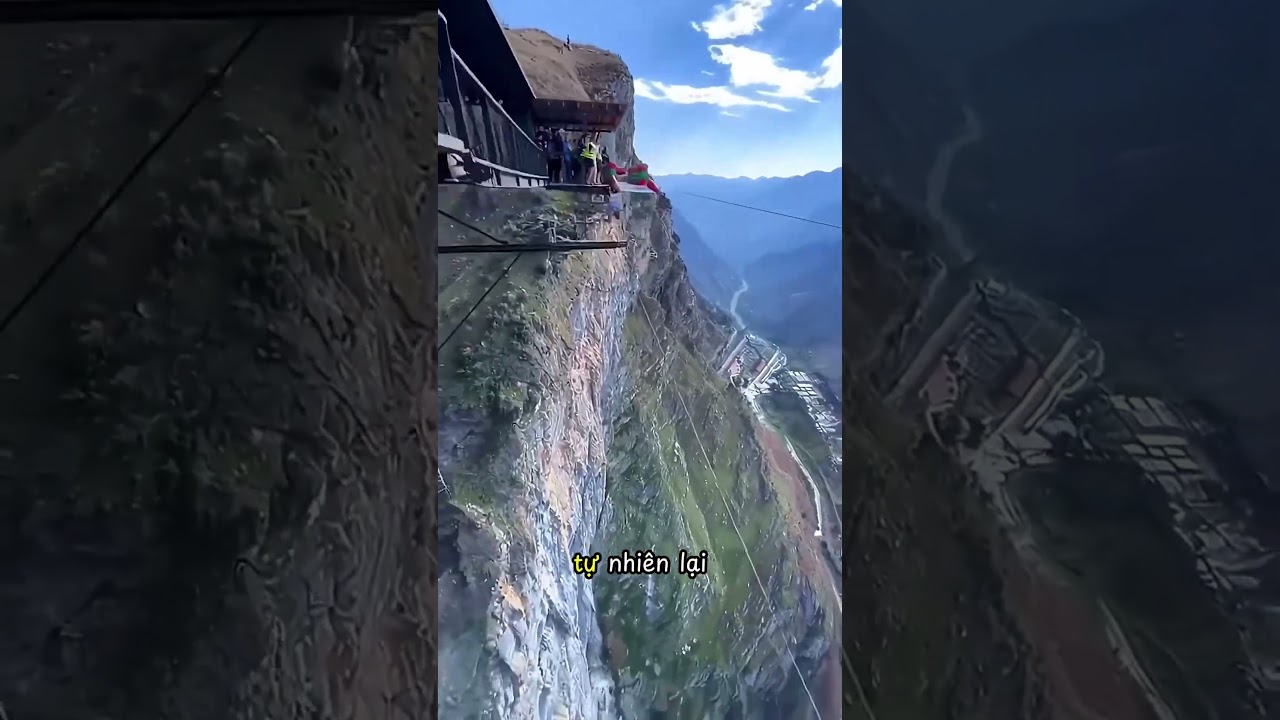 Nhảy và trượt từ trên cao 😮