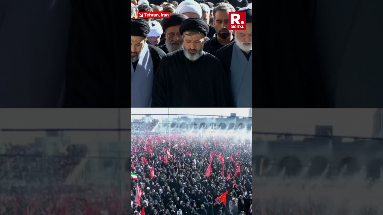 Massive Crowd Gather for Funeral Prayers of Iran&rsquo;s Late Supreme Leader Khamenei