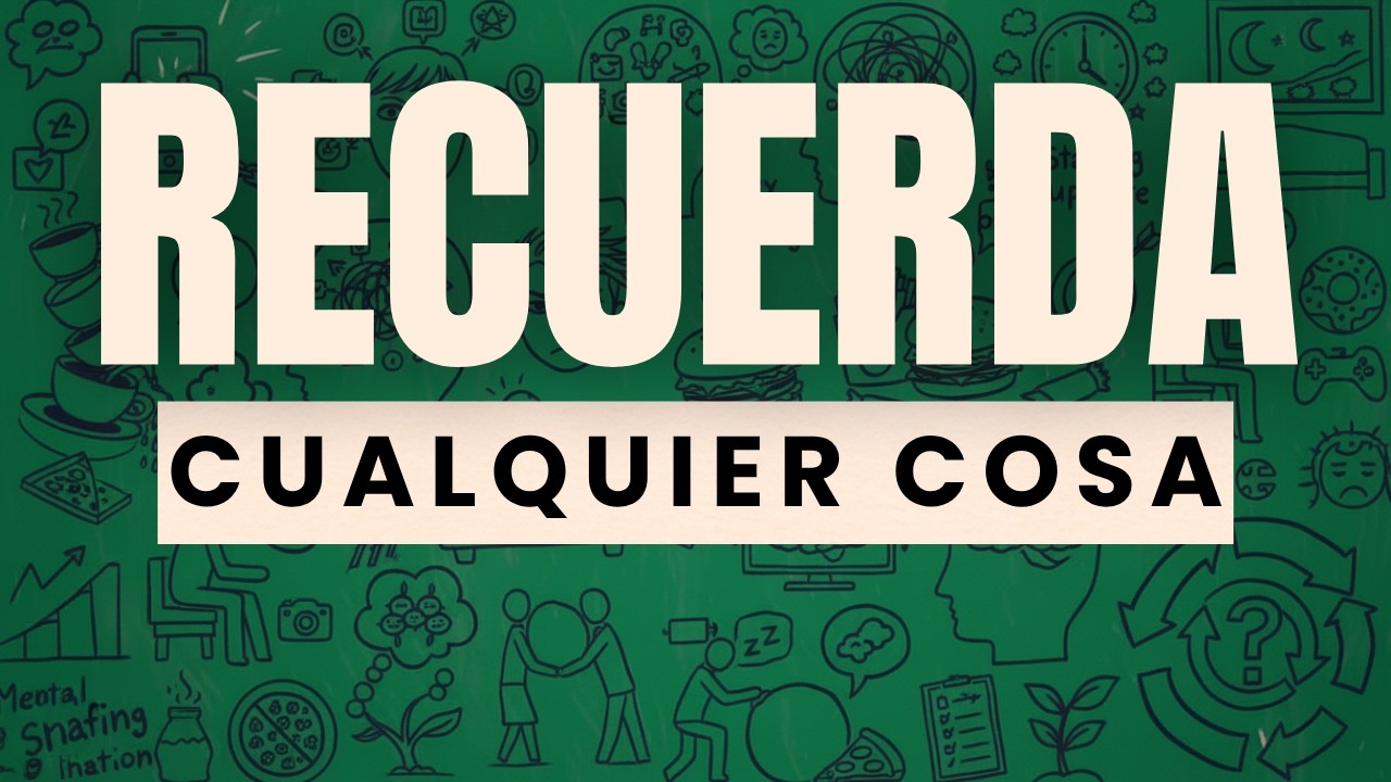 ¡NO Recuerdo lo que Aprendo! - Memoriza Fácil y Rápido con estas técnicas probadas.